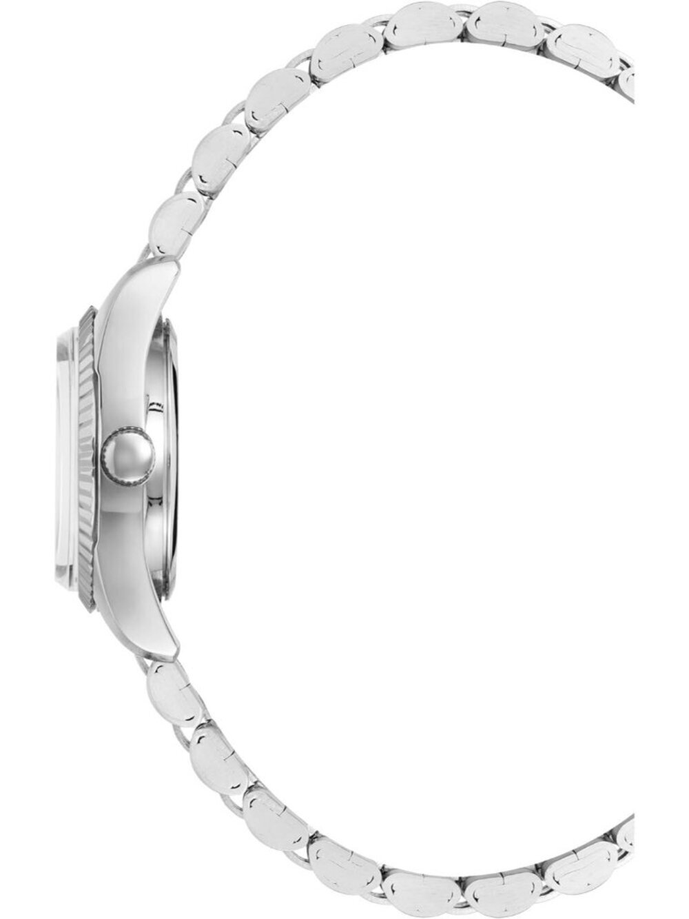 Armitron Women's All Silver Genuine Crystal Accented Bracelet Round Luxury Watch - Picture 2 of 6